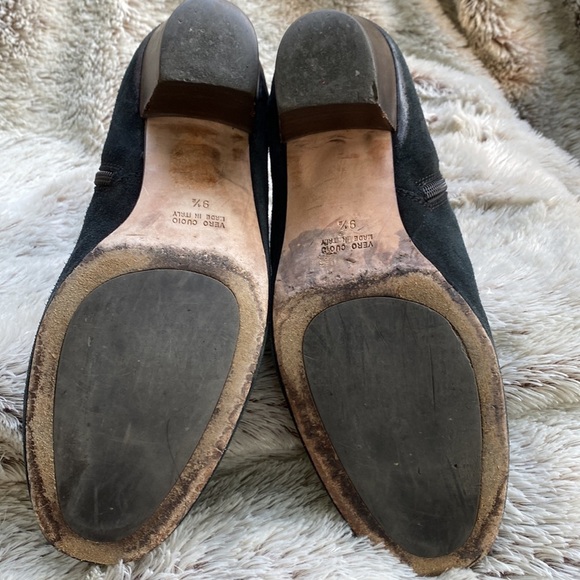 Aquatalia black suede booties made in Italy size 9.5 - Picture 8 of 9